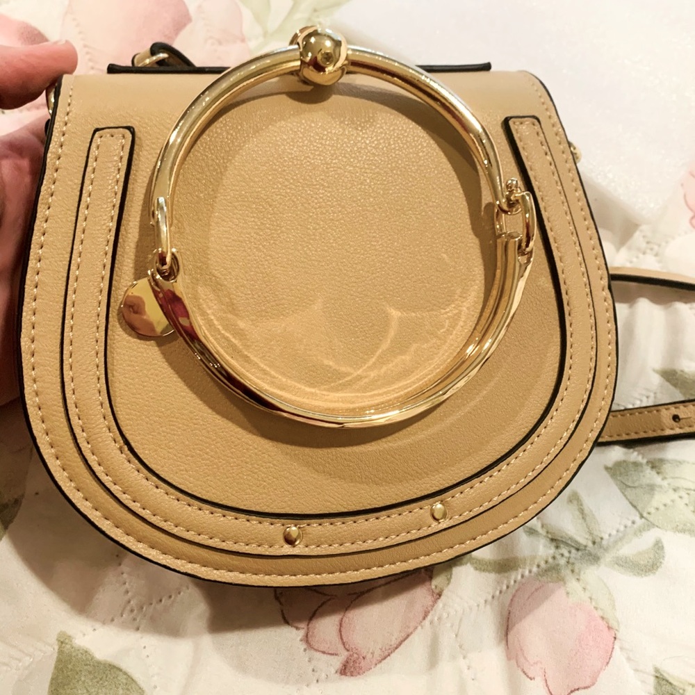 Stylish tan crossbody bag fashion bag